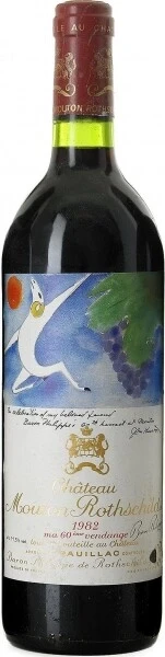 Вино Chateau Mouton Rothschild Pauillac AOC Premier Grand Cru Classe 1982