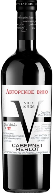 Вино Villa Krim, "Author's Collection" Cabernet-Merlot Dry