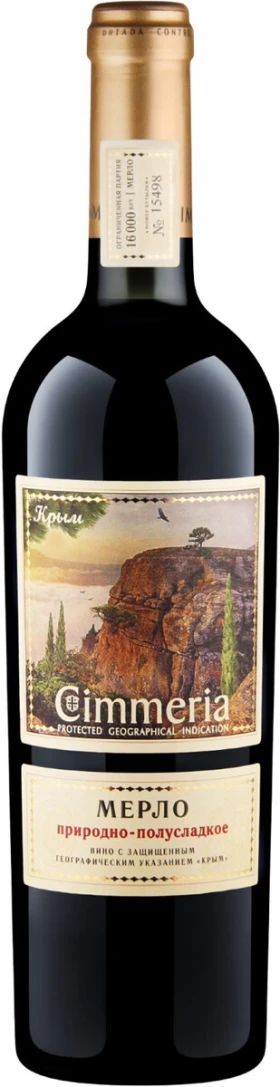 Вино "Cimmeria" Merlot Semi-Sweet, Krym PGI