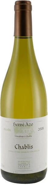 Вино Herve Azo, Chablis AOC, 2008