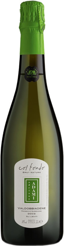Игристое вино Adriano Adami Col Fondo Brut Nature Valdobbiadene Prosecco Superiore DOCG