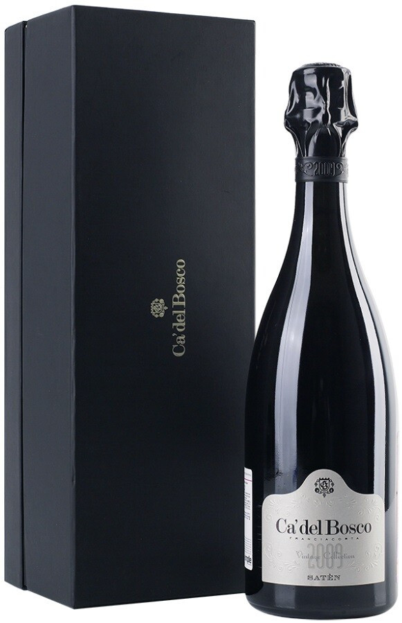 Игристое вино Ca  del Bosco Saten Franciacorta DOCG 2009 gift box