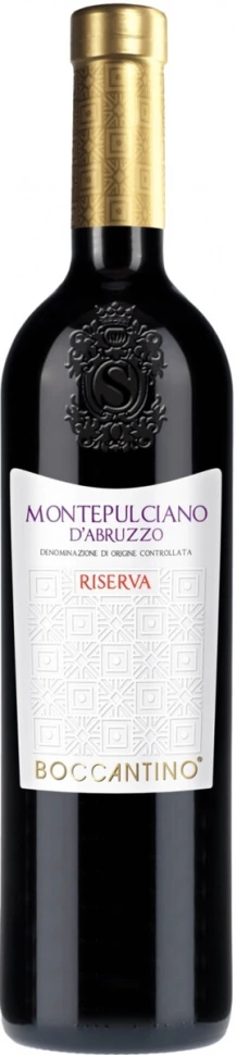 Вино "Boccantino" Montepulciano d'Abruzzo Riserva DOC, 2016