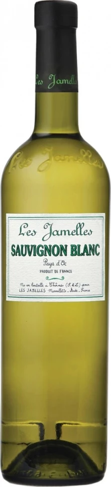 Вино Les Jamelles, Sauvignon Blanc, Pays d'Oc IGP, 2012