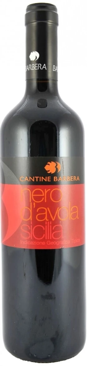Вино Cantine Barbera, Nero d'Avola, Sicilia IGT, 2012