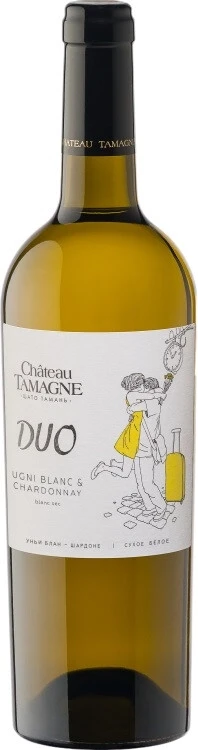 Вино Chateau Tamagne, Duo Blanc Dry, 0.75 л
