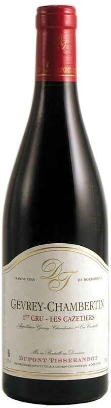 Вино Domaine Dupont-Tisserandot, Gevrey-Chambertin 1-er Cru AOC Les Cazetiers, 2010
