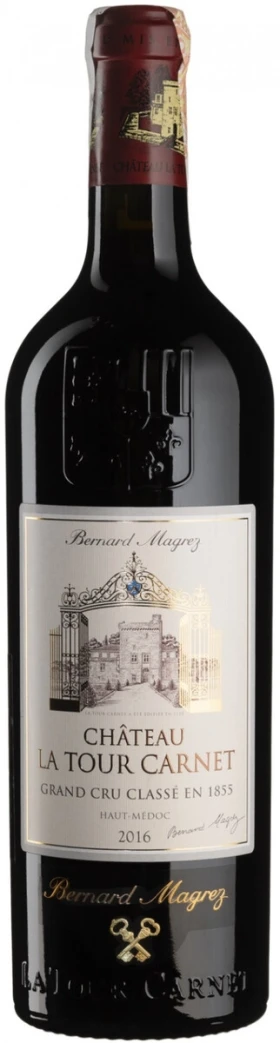 Вино Chateau La Tour Carnet, Grand Cru Classe, Haut-Medoc AOC, 2016