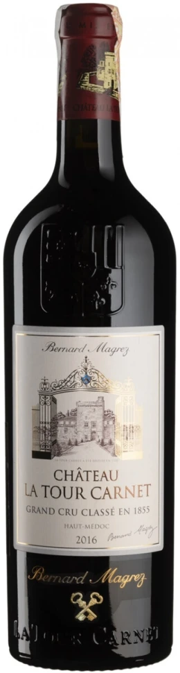 Вино Chateau La Tour Carnet, Grand Cru Classe, Haut-Medoc AOC, 2016