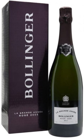 Шампанское Bollinger La Grande Annee Rose Brut AOC 2005 gift box