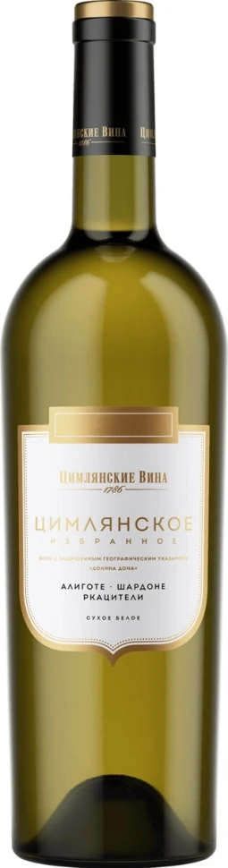 Вино Цимлянское, "Избранное" Алиготе-Шардоне-Ркацители