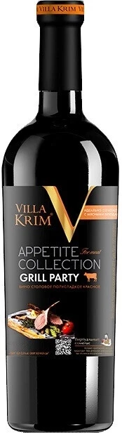 Вино Villa Krim, "Appetite Collection" Grill Party, 1.5 л