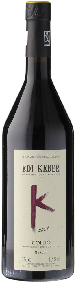 Вино Edi Keber Merlot Collio DOC 2018