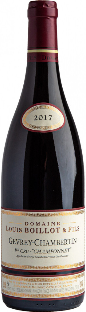 Вино Domaine Louis Boillot &amp; Fils Gevrey Chambertin 1er Cru Champonnet AOC 2017