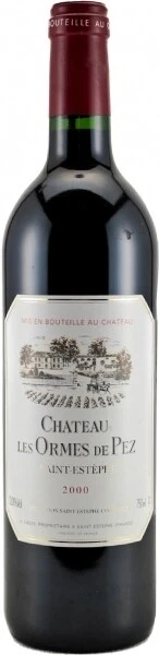 Вино Chateau les Ormes de Pez Saint-Estephe AOC 2000