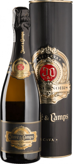 Игристое вино Juve y Camps Cava Blanc de Noirs Reserva Brut 2017 in tube