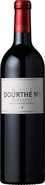 Вино Dourthe №1 Merlot-Cabernet Sauvignon, Bordeaux AOC, 2012