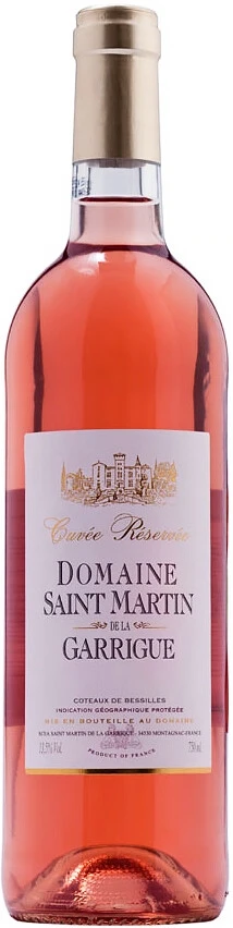 Вино Chateau Saint Martin de la Garrigue, Cuvee Reservee Rose