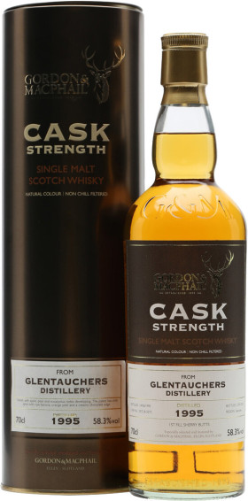 Виски Gordon &amp; MacPhail Cask Strength Glentauchers 1995 in tube 700 мл