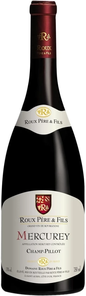Вино Roux Pere et Fils, Mercurey Champ-Pillot AOC, 2020