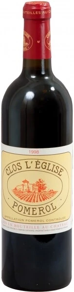 Вино Clos L'Eglise, Pomerol AOC, 1998
