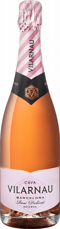 Игристое вино Vilarnau Brut Reserva Rose Delicat Cava DО