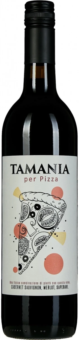 Вино Tamania per Pizza, 0.75 л