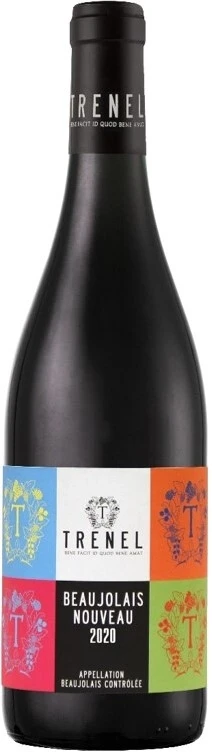 Вино Trenel, Beaujolais Nouveau AOC, 2020