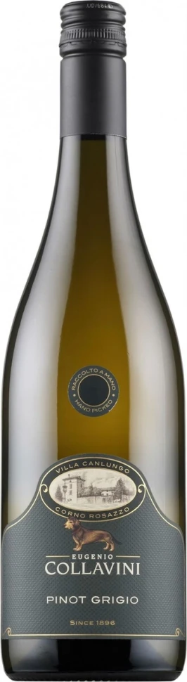 Вино Eugenio Collavini, Pinot Grigio Black Label, Collio DOC, 2017