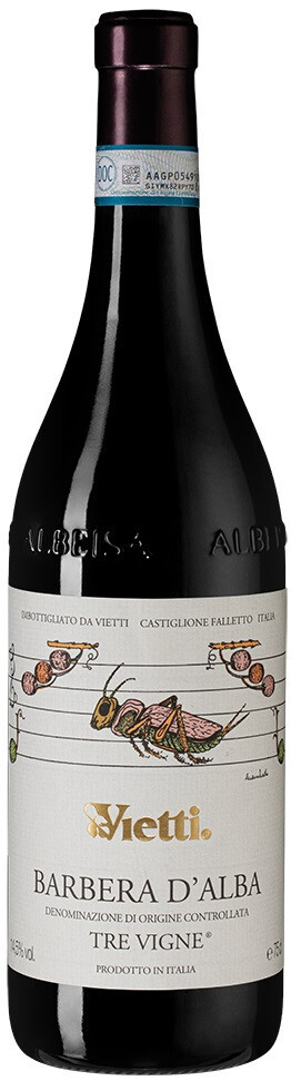 Вино Vietti Barbera d Alba Tre Vigne DOC 2020