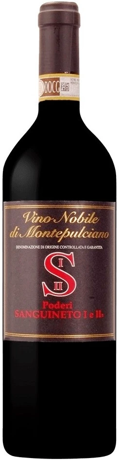 Вино Poderi Sanguineto I e II, Vino Nobile di Montepulciano DOCG, 2020