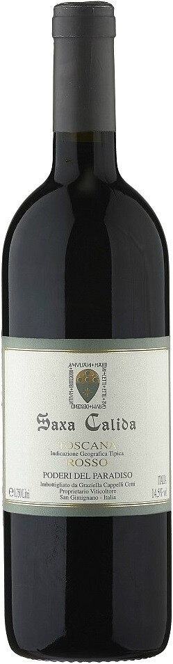 Вино Poderi del Paradiso Saxa Calida Rosso Toscana IGT 2020