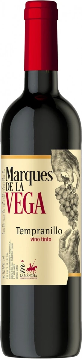 Вино "Marques de la Vega" Tempranillo, La Mancha DOP