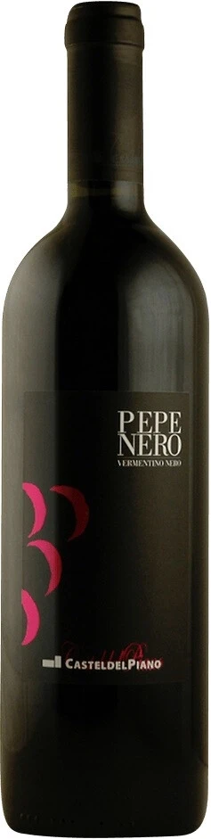 Вино Castel del Piano, Pepe Nero Vermentino Nero, Toscana IGT, 2020