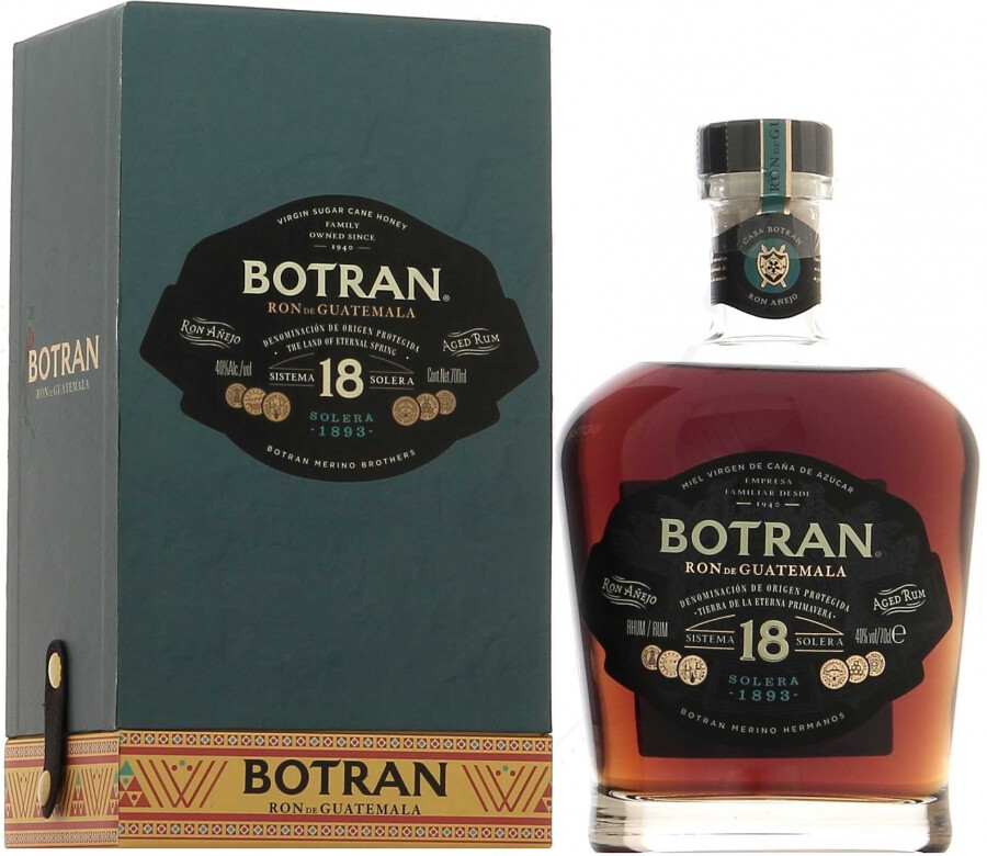 Ром Botran 18 Anejo Solera 1893 gift box 0.7 л