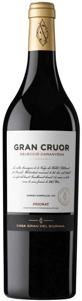 Вино Casa Gran del Siurana, Gran Cruor Seleccio Caranyena, Priorat DOQ, 2014