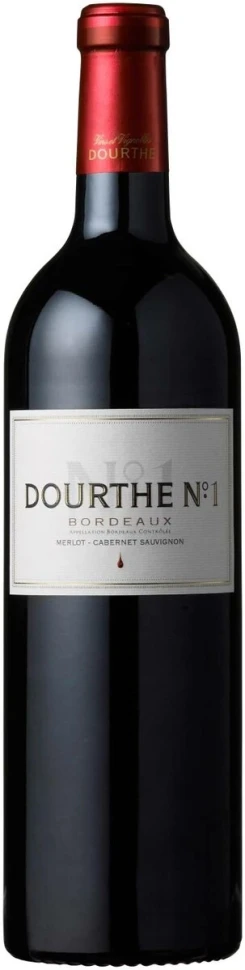 Вино Dourthe №1 Merlot-Cabernet Sauvignon, Bordeaux AOC, 2013