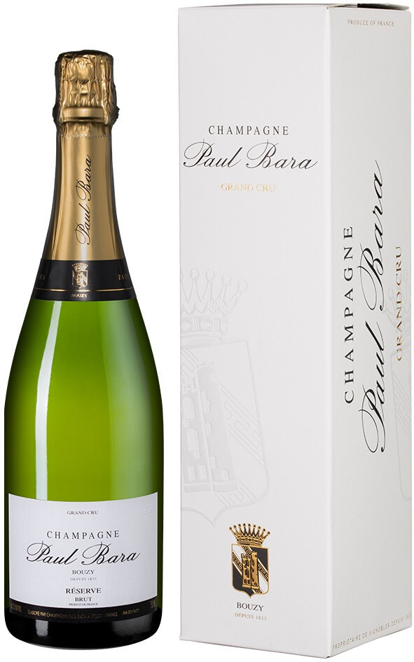 Шампанское Paul Bara Brut Reserve Grand Cru Champagne AOC gift box