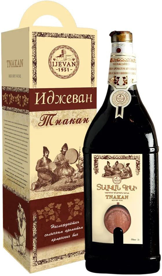 Вино Ijevan Tnakan gift box 3 л