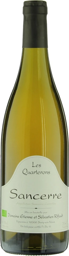 Вино Domaine Etienne et Sebastien Riffault, Les Quarterons, Sancerre AOC, 2019