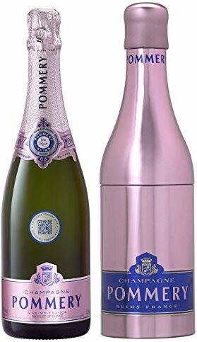 Шампанское Pommery Brut Rose Champagne AOC metal box