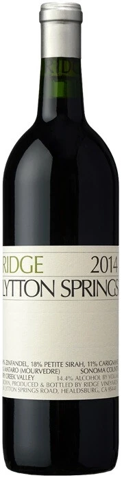 Вино Lytton Springs, 2014