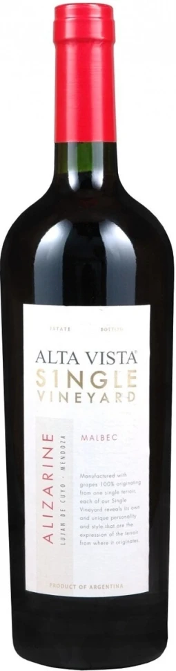 Вино Alta Vista, Single Vineyard Alizarine Malbec, 2011