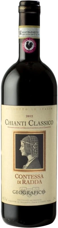 Вино Geografico, Chianti Classico Contessa Di Radda DOCG, 2012