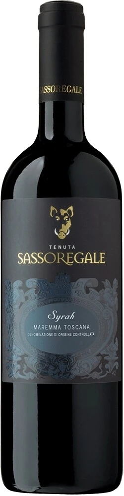 Вино Tenuta Sassoregale, Syrah, Maremma Toscana DOC, 2015