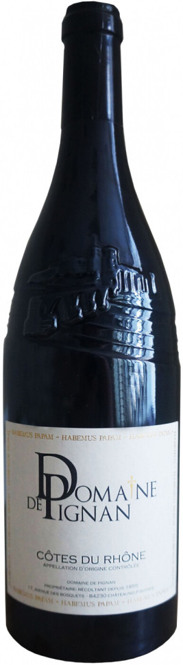 Вино Domaine de Pignan Cote du Rhone Rouge AOC 2021