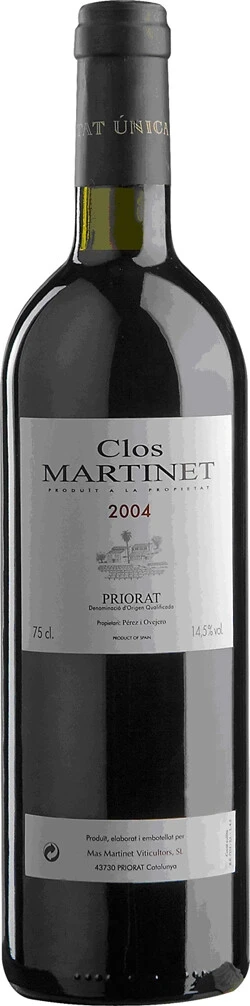 Вино Clos Martinet, Priorat DOQ, 2004