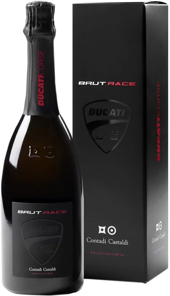 Игристое вино Contadi Castaldi Ducati Corse Brut Race Franciacorta DOCG gift box