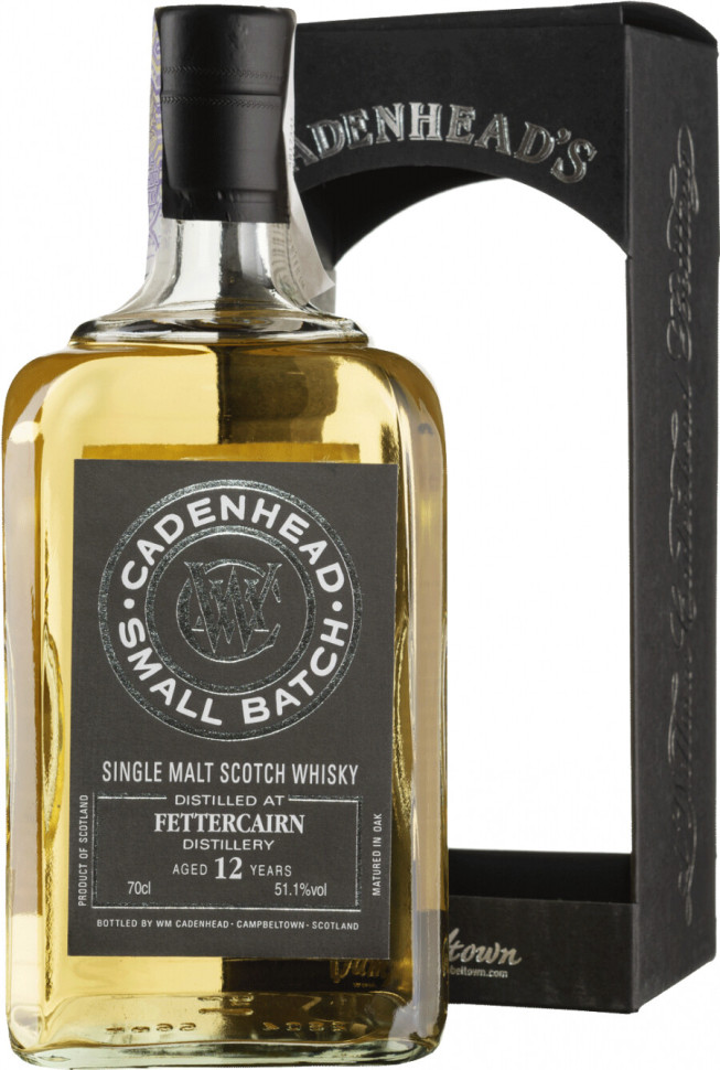 Виски Cadenhead Fettercairn 12 Years 2007 gift box 700 мл