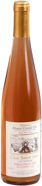 Вино Tokay Pinot Gris La Chapelle Clos Saint Imer AOC Grand Cru Goldert, 2003